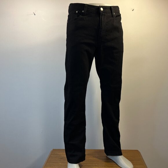 M101 Levi's Men's Black 513 Slim Straight Jeans - Size 36 x 32 - NWT $69.50 - Picture 2 of 7